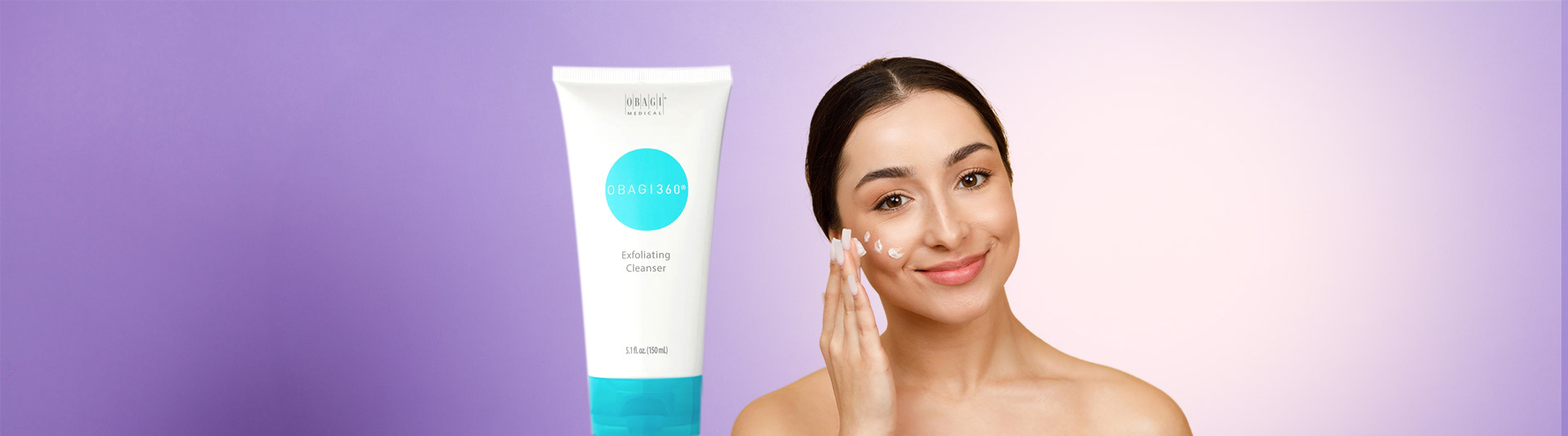 banner-Exfoliating cleanser